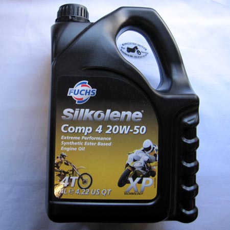 MC olie Comp 4 20W/50 - Salg af Silkolene motorolie til